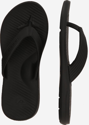 QUIKSILVER T-Bar Sandals 'SALVAGE' in Black