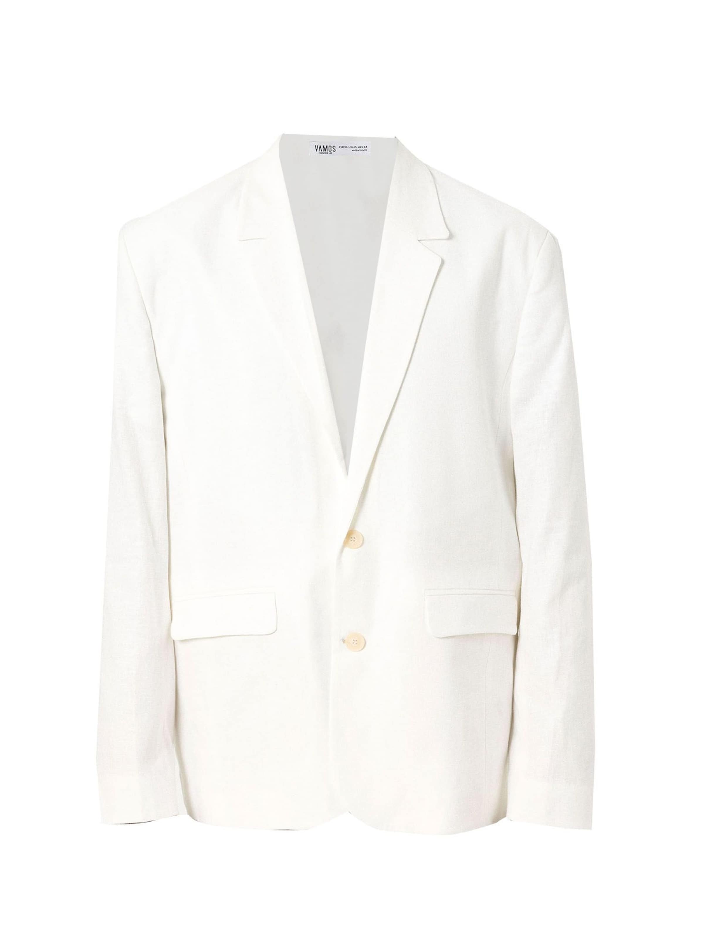 VAMOS CLO Regular fit Blazer in White: front