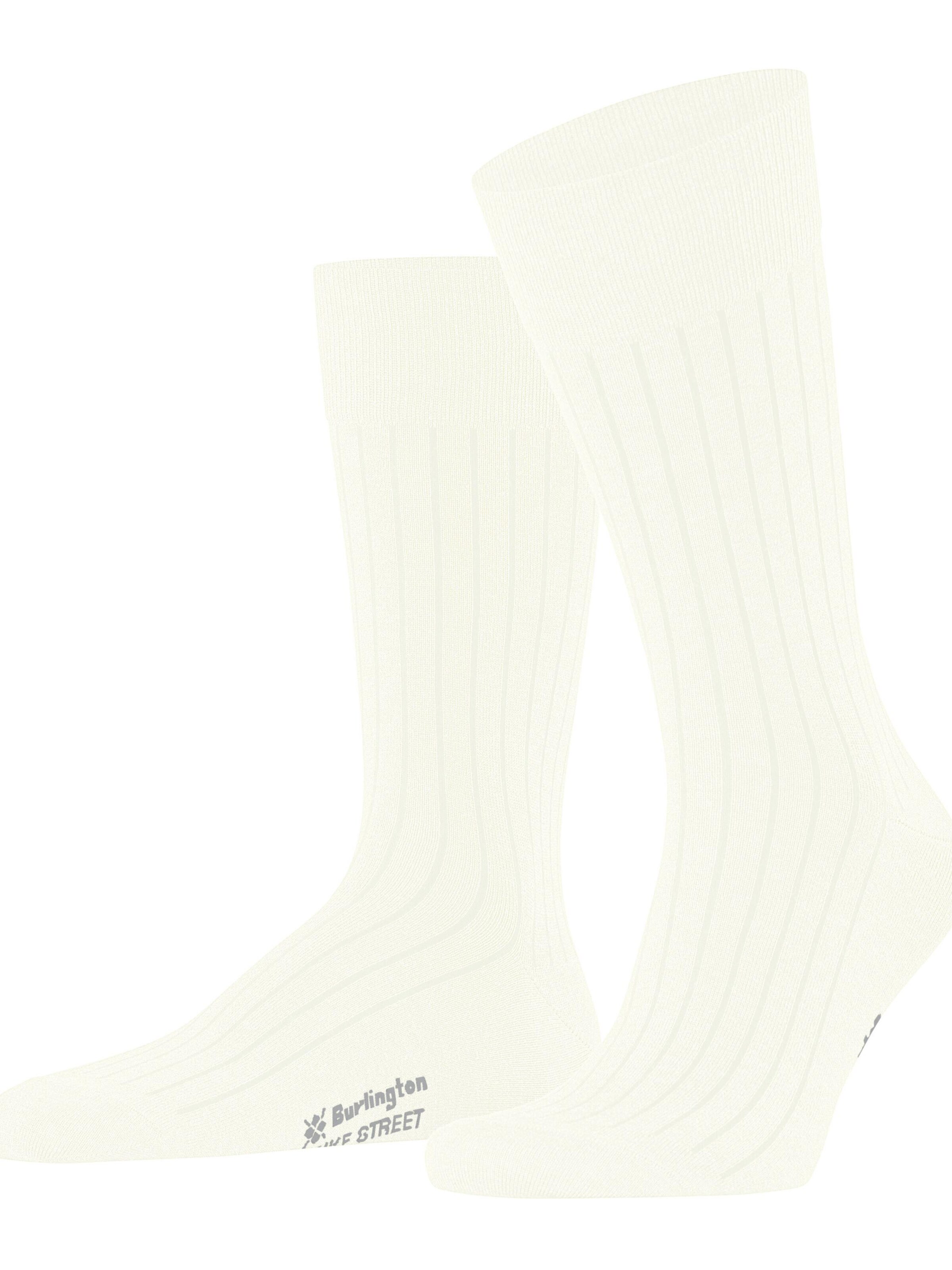 BURLINGTON Socks 'Duke Street' in White: front