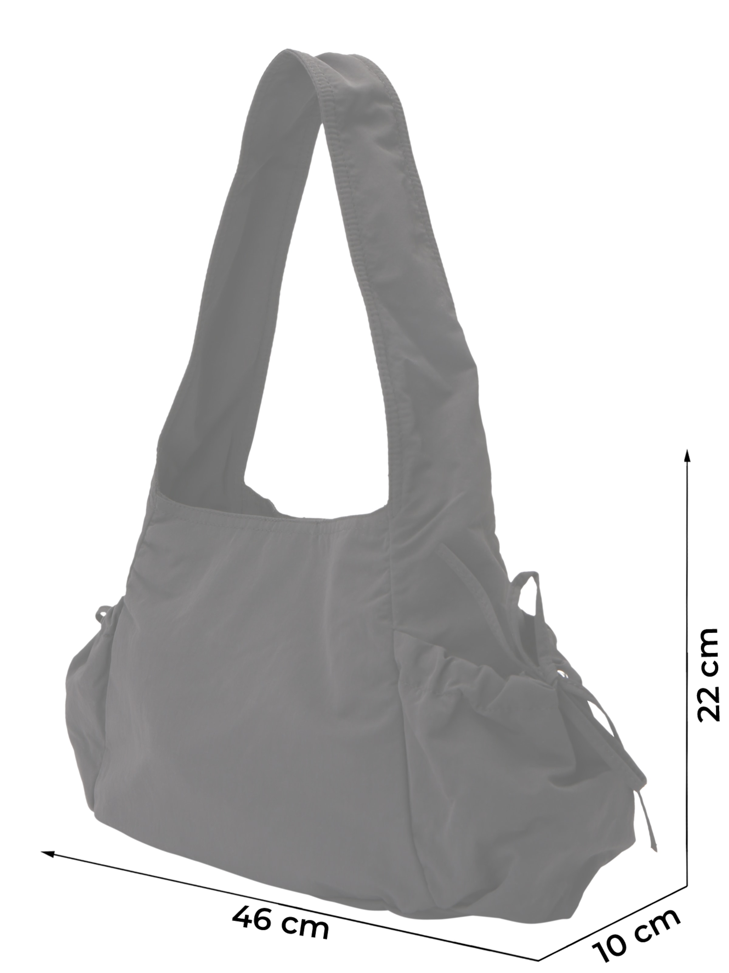 Monki Olkalaukku 'Lolo' värissä musta