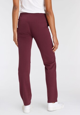FLASHLIGHTS Slimfit Hose in Rot