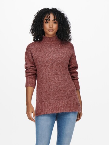 Pull-over 'Zolte' ONLY en rouge : devant