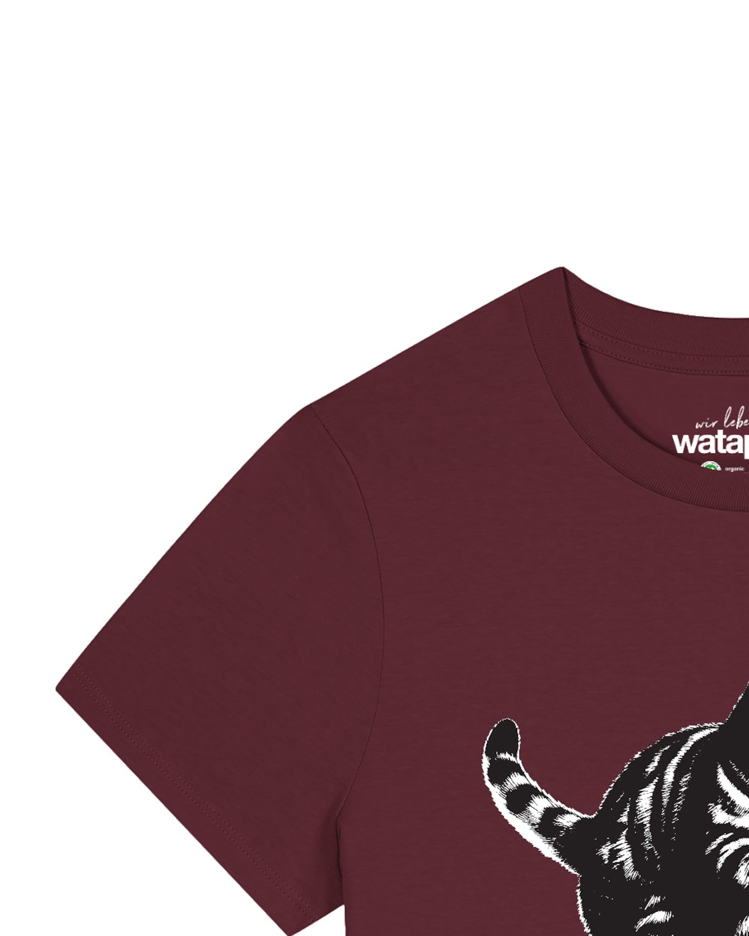 Watapparel Shirt 'Savage Cat' in Rood