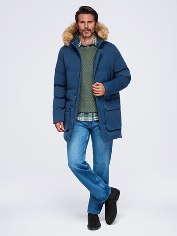Ombre Winterparka in Blauw