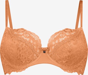 Hunkemöller T-Shirt BH 'Marine' in Orange: predná strana