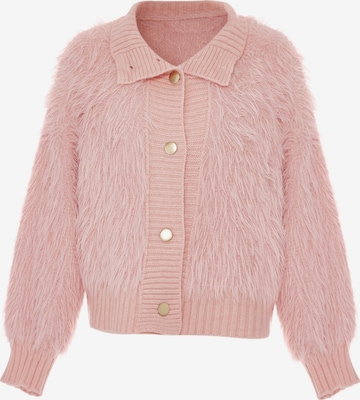 Poomi Knit Cardigan in Pink: front