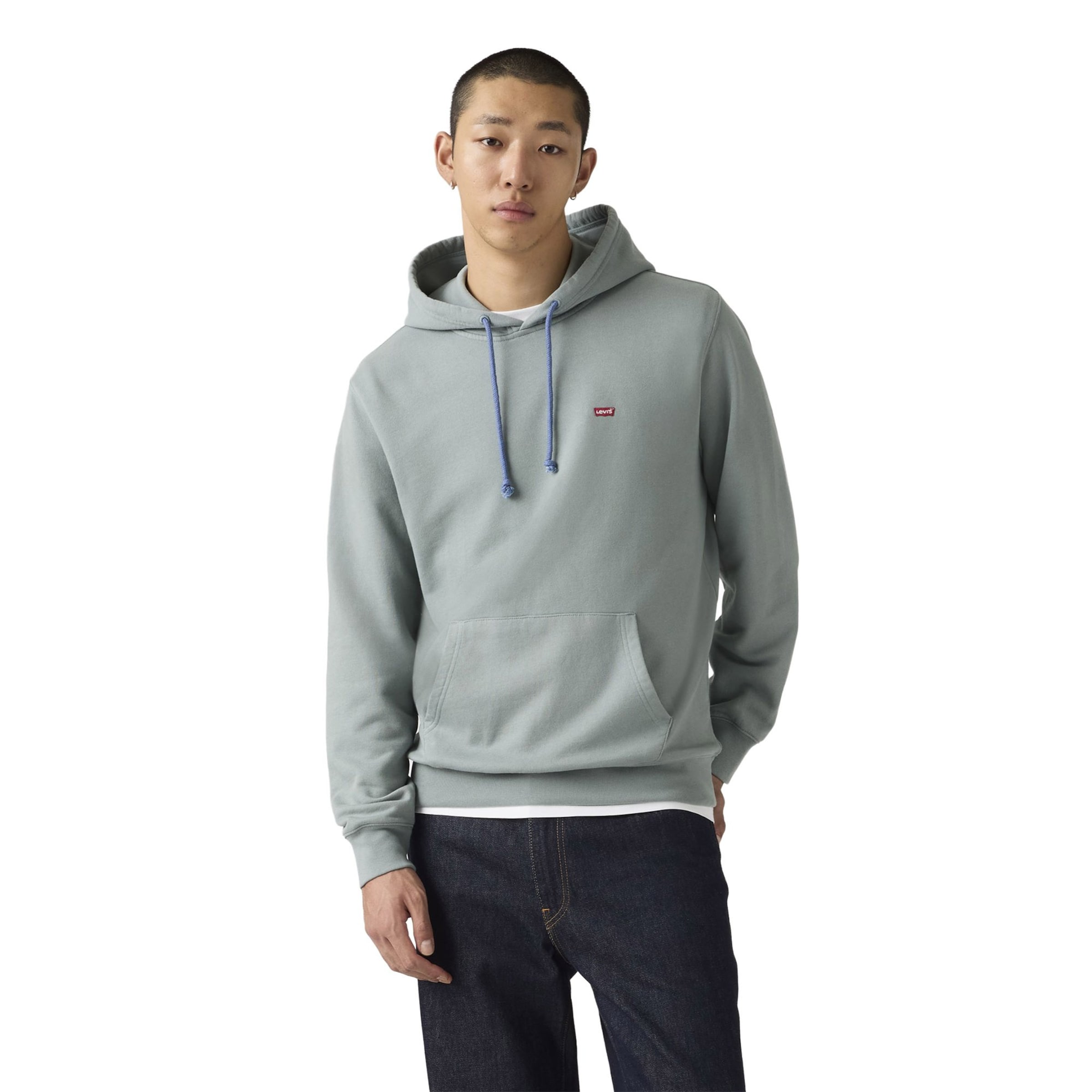 LEVI'S ® Klasický střih Mikina – modrá: přední strana
