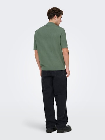 Only & Sons Sweater 'ONSMENU' in Green