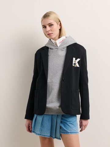 Blazer 'Disney x Karl Lagerfeld' di Karl Lagerfeld in nero: frontale
