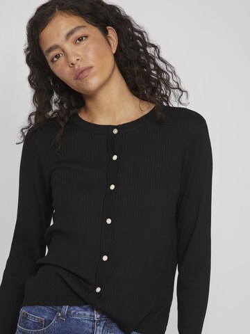 VILA Knit Cardigan in Black