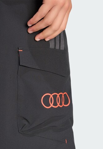 ADIDAS PERFORMANCE Loosefit Sportshorts 'Audi Formula One Team Mechanics' in Schwarz