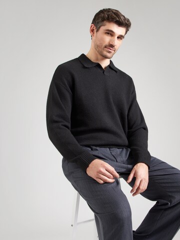 Pullover 'JREBSONAR' di JJ Rebel in nero: frontale