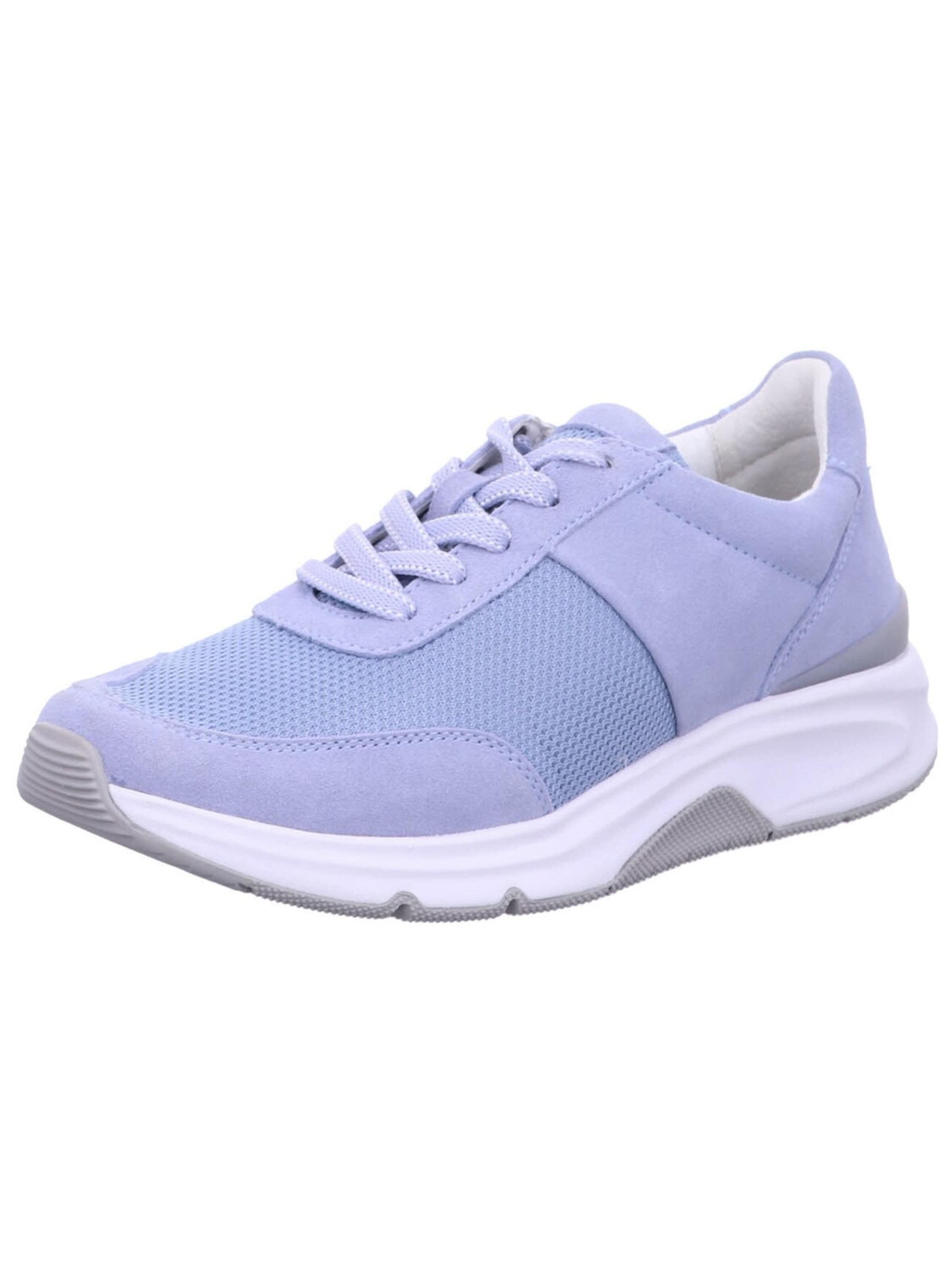 Gabor Comfort Låg sneaker 'Sneaker Low Damen 66.897 26 Echtleder in blau' i blå: framsida