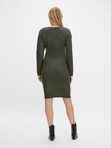 MAMALICIOUS Knitted dress 'Lina' in Green