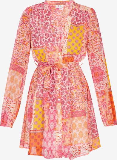 IZIA Košilové šaty - kari / oranžová / pink / bílá, Produkt