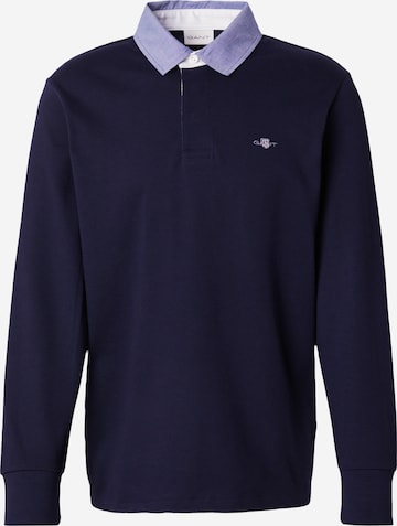 GANT Тениска в синьо: отпред