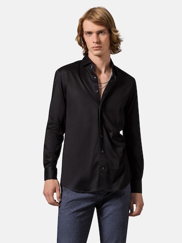 Baldessarini Regular fit Button Up Shirt 'Henry' in Black: front