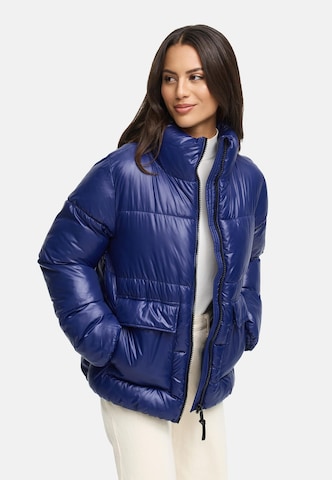 NAVAHOO Winterjas 'Eispracht 14' in Blauw: voorkant