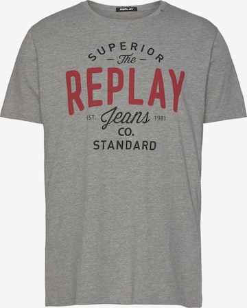 REPLAY Shirt in Grey: front