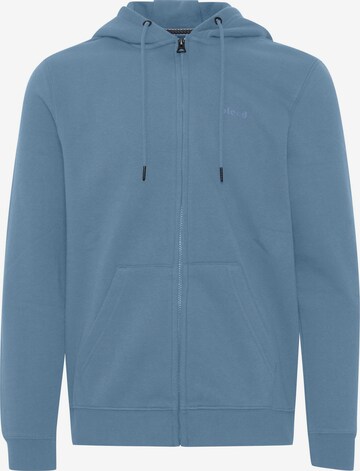 BLEND Zip-Up Hoodie ' DOWNTOWN ' in Blue: front