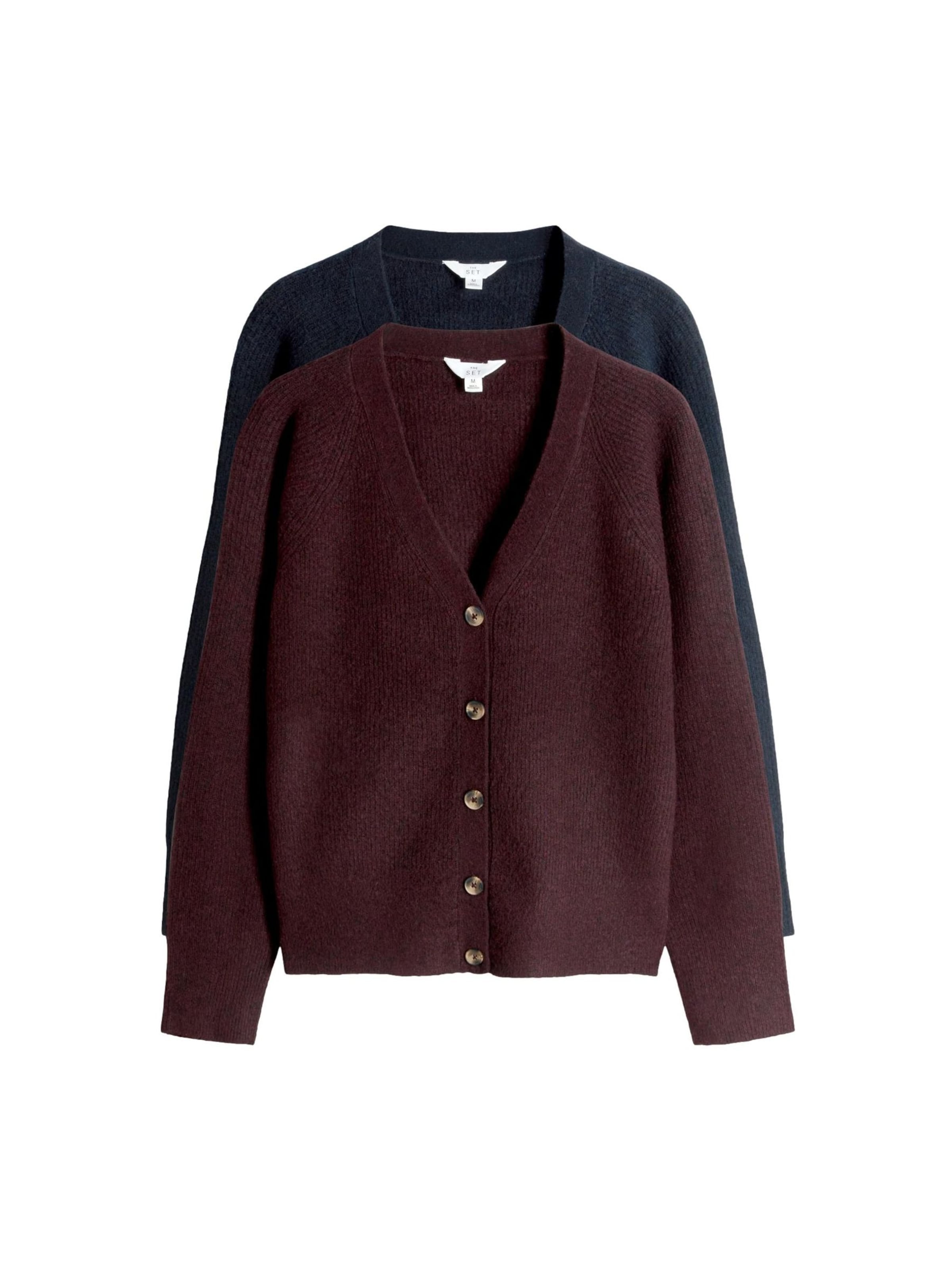 The Set Kardigán - Modrá: predná strana
