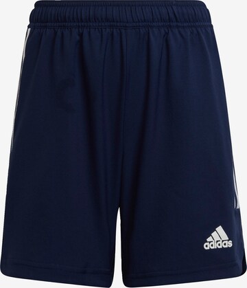 ADIDAS PERFORMANCE Regular Workout Pants 'Condivo 22 Match Day' in Blue: front