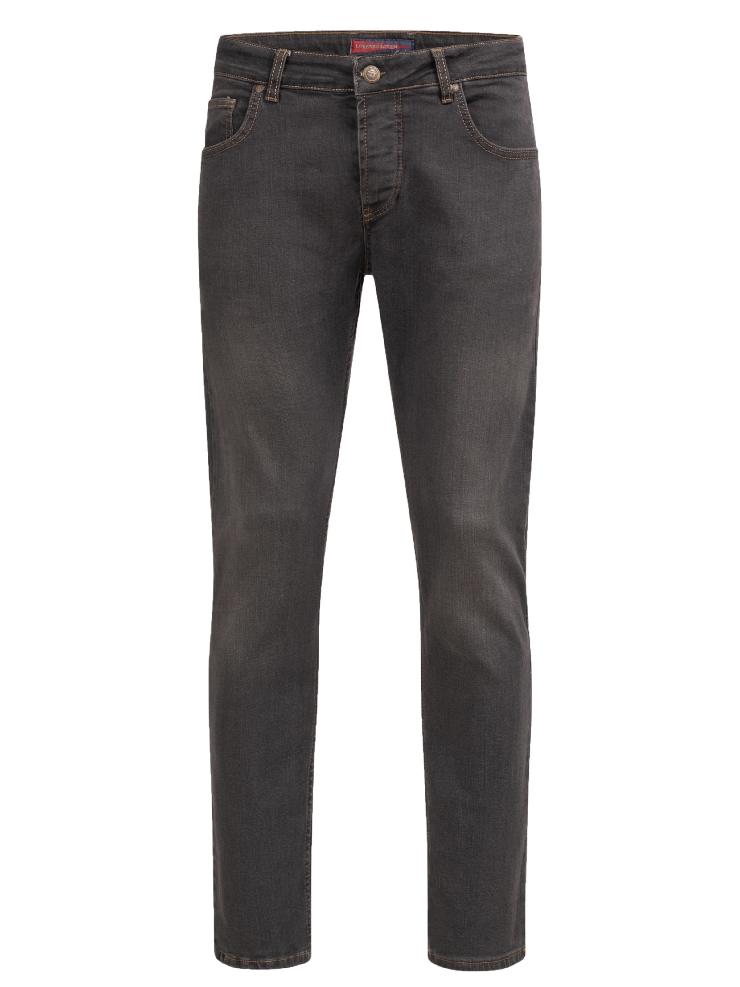 Lorenzo Loren Regular Jeans in Grau: Vorderseite