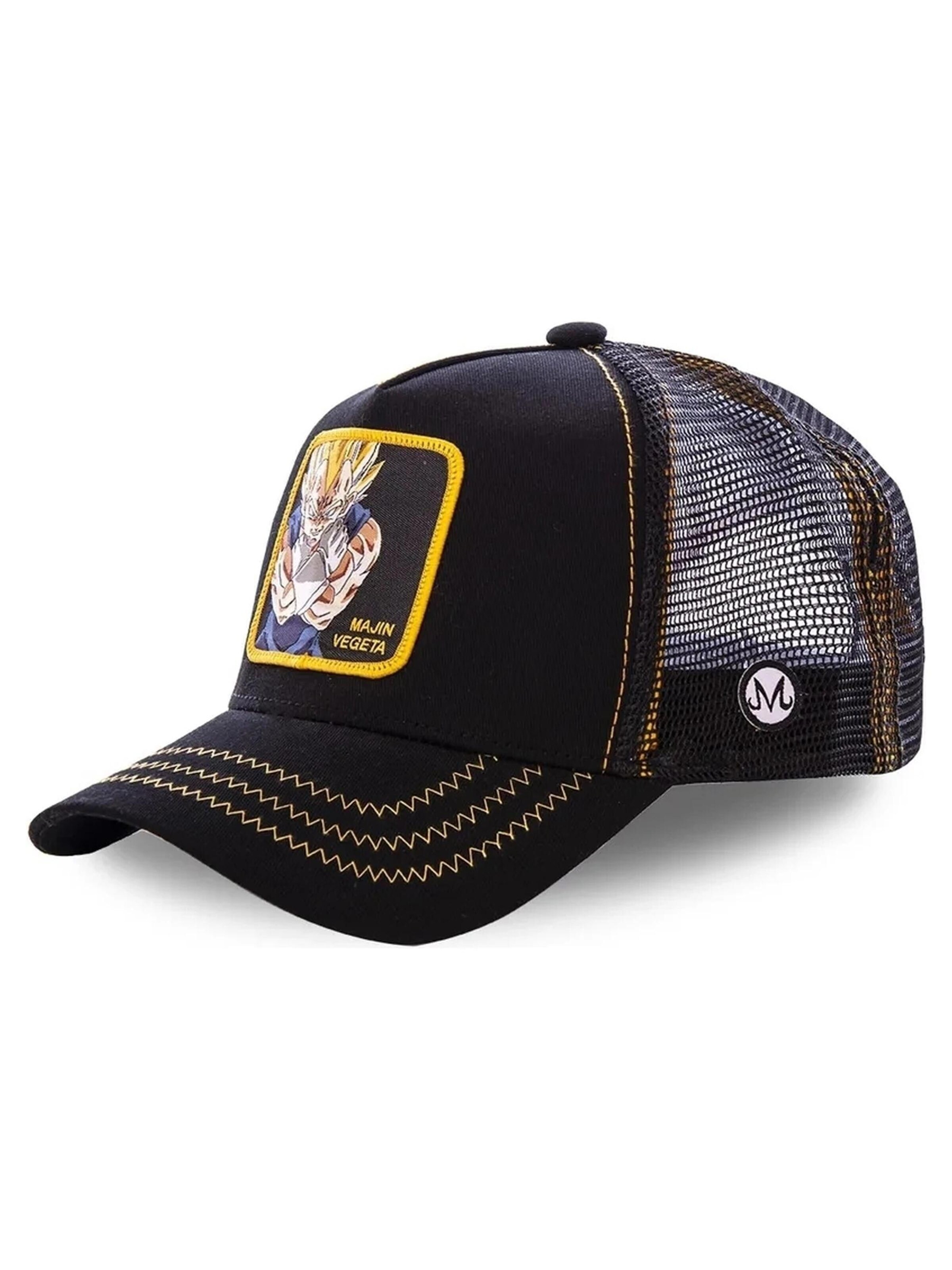 Casquette 'Gorra capslab negra majin vegeta bordado frente visera curva' Capslab en noir