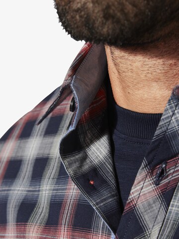 Jan Vanderstorm Regular fit Button Up Shirt 'Edbald' in Blue