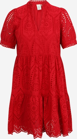 Robe 'HOLI' Y.A.S Tall en rouge : devant