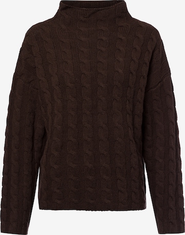 Marie Lund Trui in Bruin: voorkant