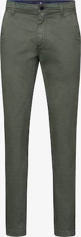 Street One MEN Slimfit Hose in Grün: Vorderseite