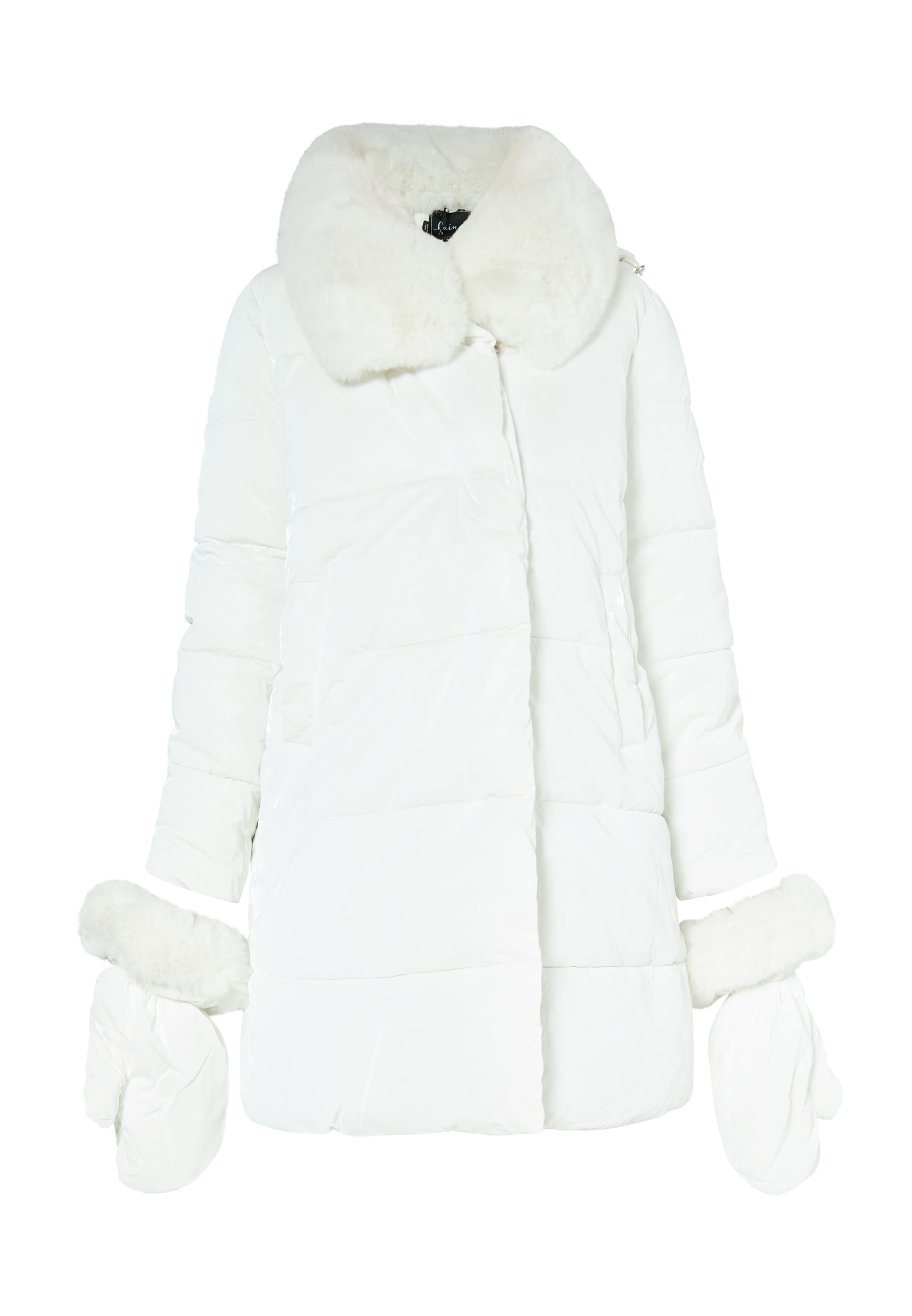 faina Zimný kabát - Biela: predná strana
