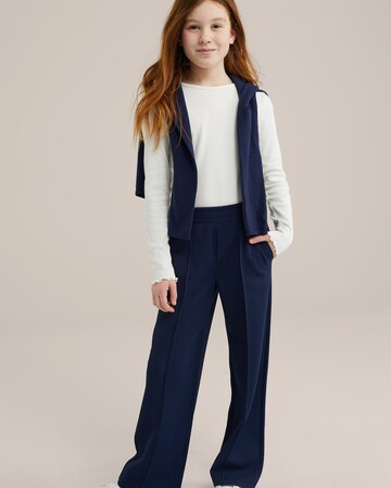 WE Fashion Normální Kalhoty – modrá