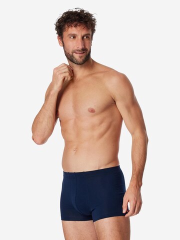 SCHIESSER Boxershorts '95/5 Essentials - Organic Cotton' in Zwart: voorkant