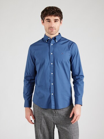 Regular fit Camicia 'FLEX' di TOMMY HILFIGER in blu: frontale