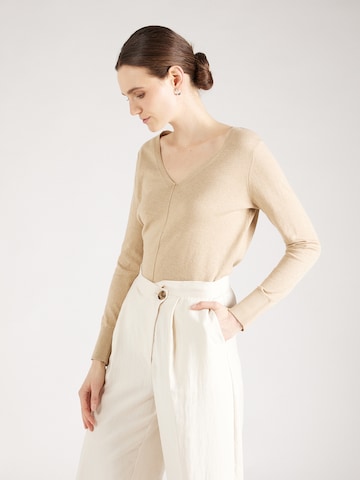 ESPRIT Tröja i beige: framsida