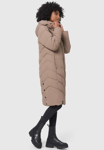 NAVAHOO Winter Coat 'Sahnekatzii XIV' in Brown