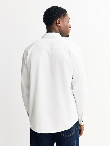 Next Regular fit Button Up Shirt in White