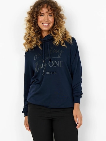 Felpa 'BANU' di Soyaconcept in blu: frontale