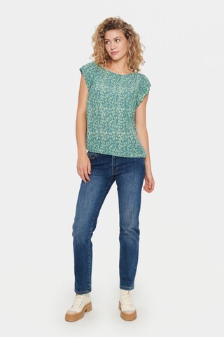 SAINT TROPEZ Blouse 'Blanca' in Groen