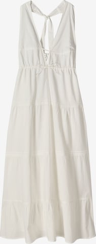 Robe d’été Bershka en blanc : devant