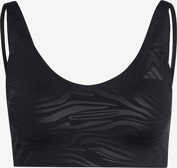 ADIDAS PERFORMANCE Bustier Sport-BH 'All Me Essentials' in Schwarz: Vorderseite