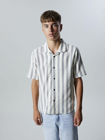Coupe regular Chemise NAME IT en bleu : devant