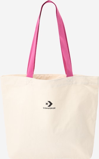 CONVERSE "Shopper" tipa soma, krāsa - nebalināts / fuksijkrāsas / melns, Preces skats
