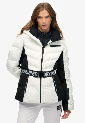 Superdry Tussenjas in Wit: voorkant