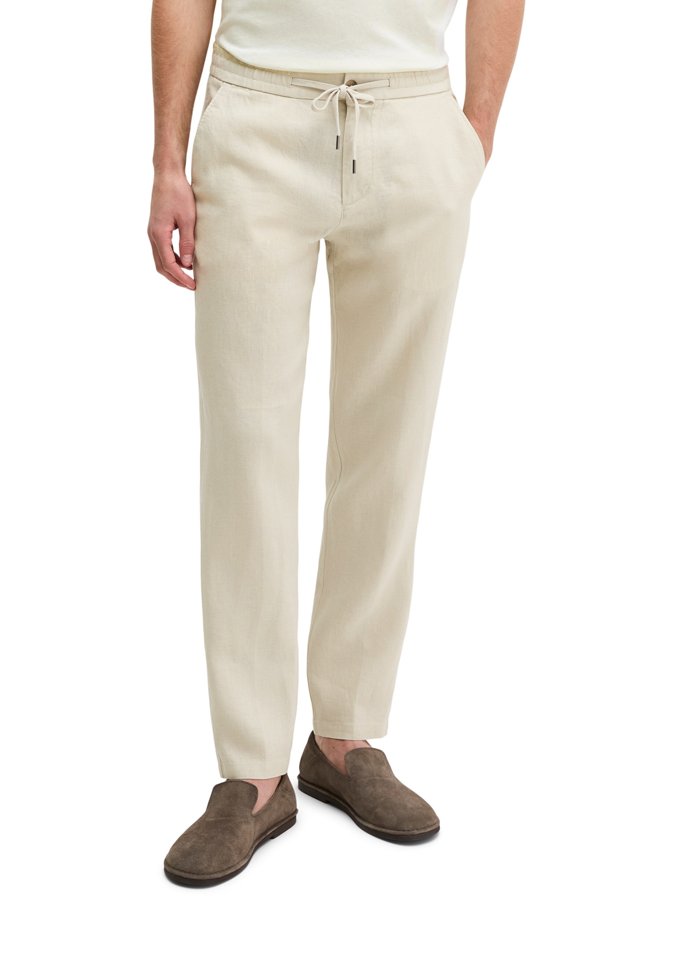 Marc O'Polo Tapered Hose in Grau: Vorderseite