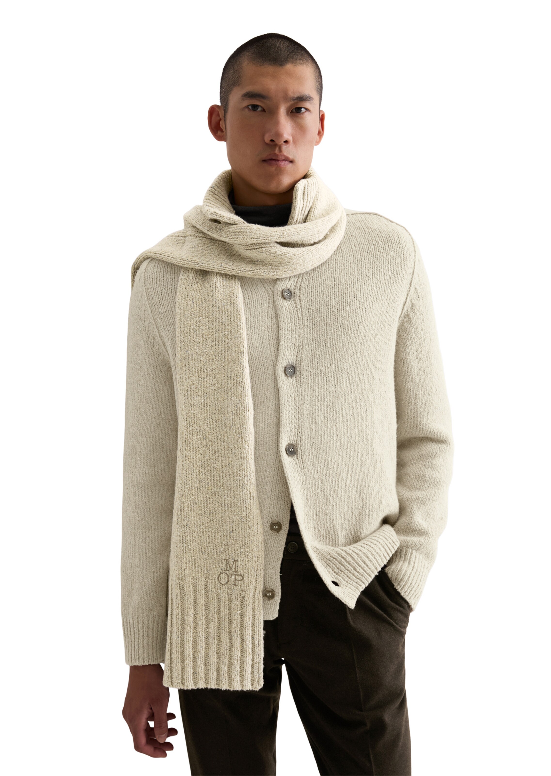 Marc O'Polo Scarf in Beige: front