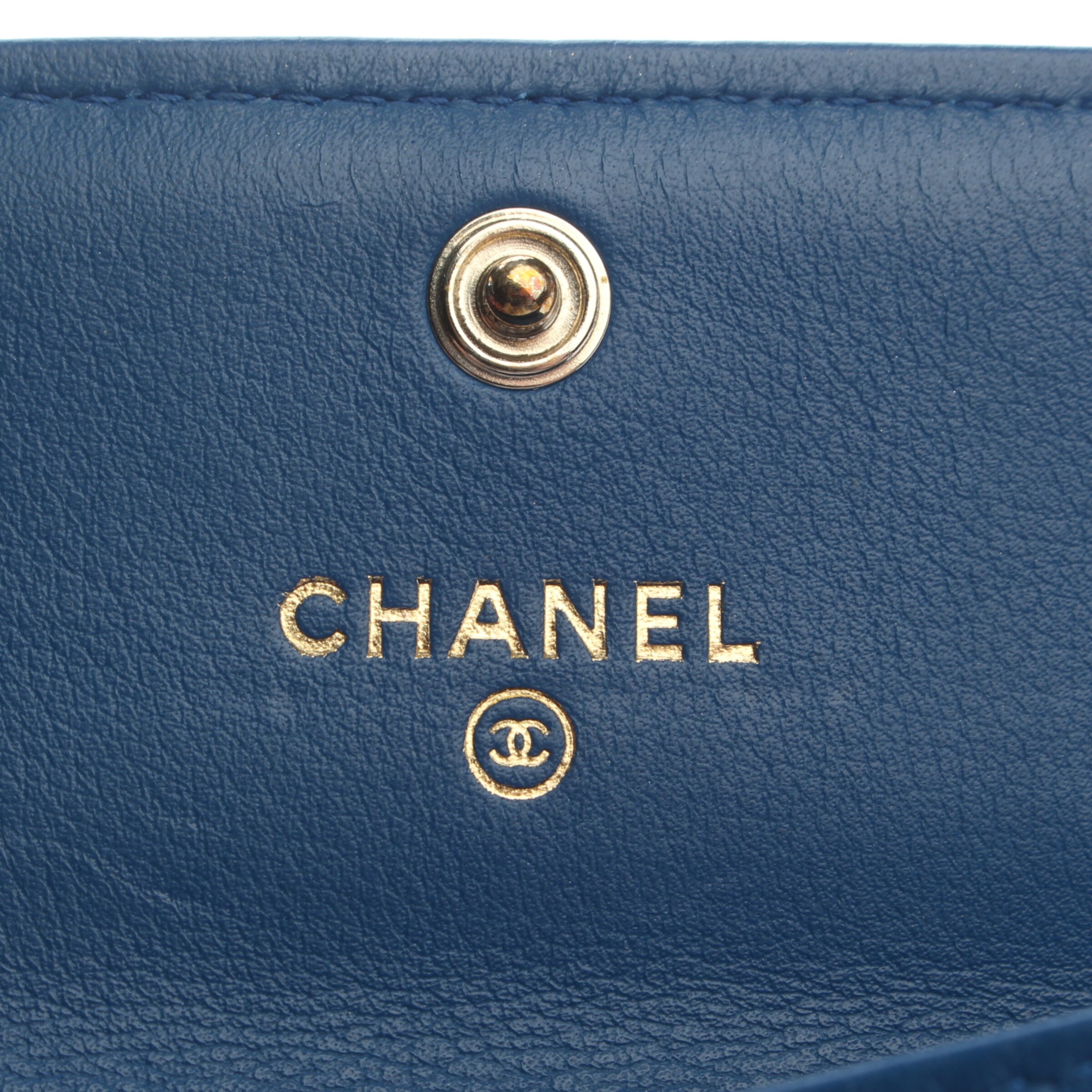 CHANEL Small Leather Goods in One size in Blue