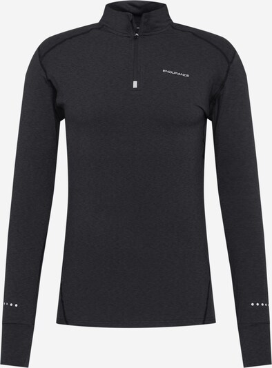 ENDURANCE Functioneel shirt 'Tune' in de kleur Zwart gemêleerd / Wit, Productweergave